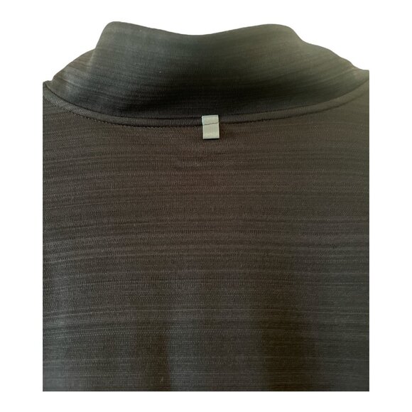 FILA Sport Men’s XXL Quarter Zip Pullover Black Neon Trim Long Sleeve Shirt - Picture 6 of 6